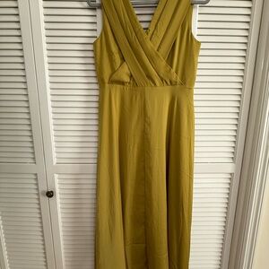 Banana Republic Mustard Maxi Dress